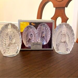 Gorham Harvest Bounty Turkey Salt and Pepper Shakers. Fall Traditions.